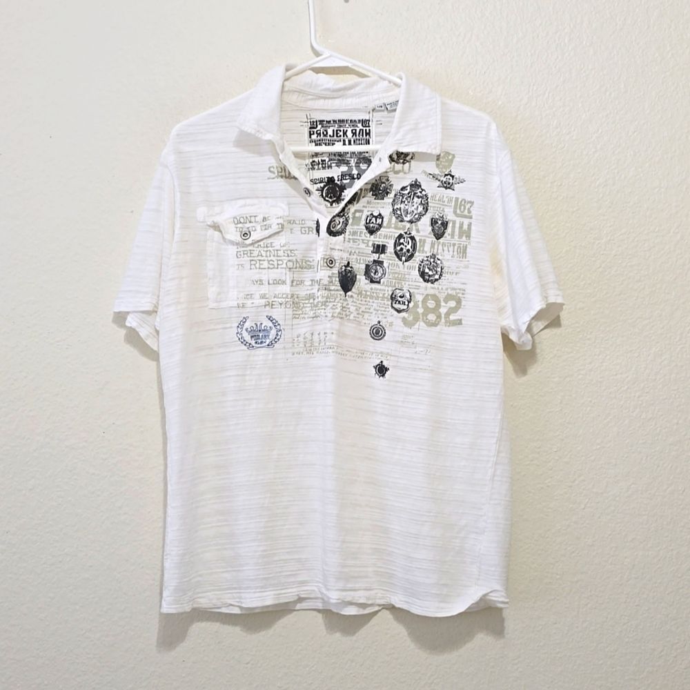 Projek Raw white, black and gray, size tall/size G/L